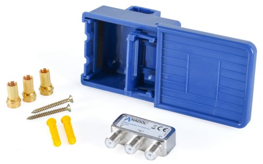 DiSEqC 2/1 Anadol Gold Line spínač, externý