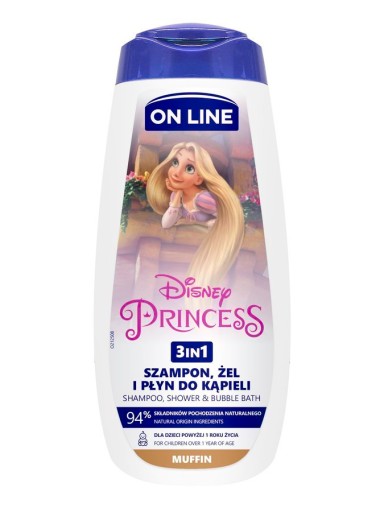 On Line Disney Gel 3v1 Princess Muffin 400ml