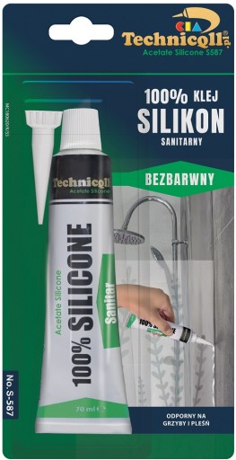 SANITÁRNY SILIKÓN, ČISTÝ 70ML TECHNICQLL