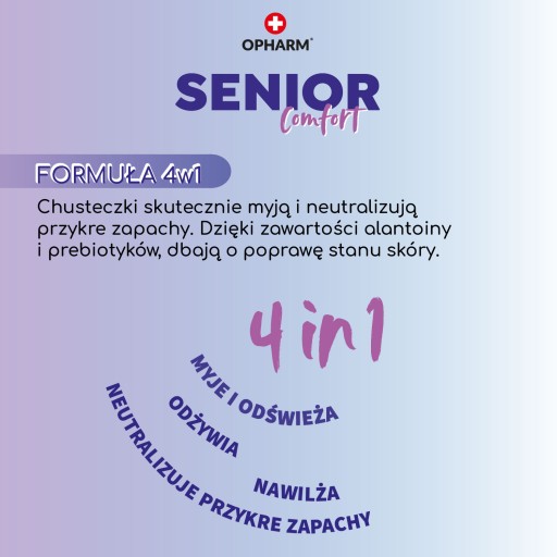 Senior Comfort Opharm vlhčené obrúsky 72 ks.