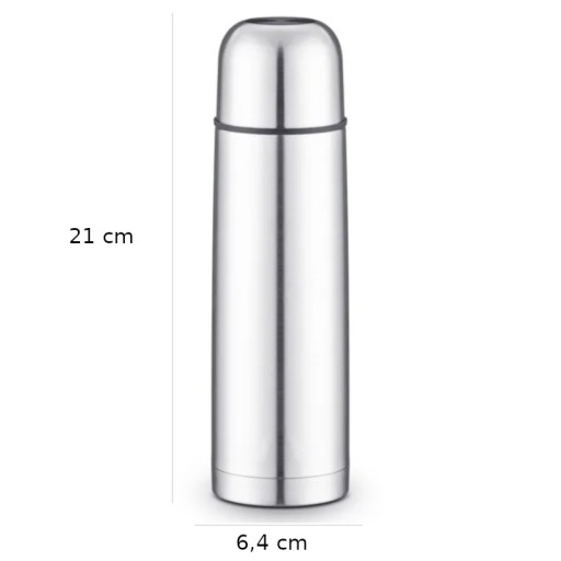 DOBRÁ Vákuová OCEL TERMOSKA 200ML 0,2L TERMÁLNA NEREZ STRIEBORNÁ