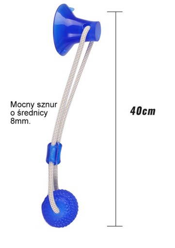 Interaktívna gulička HRAČKA s prísavkou pre PSA