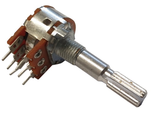 Nový Stereo potenciometer 2x47k M+N MN 2x50k UNITRA