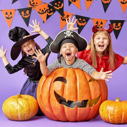 HALLOWEENSKÉ VENCICE S BALÓNMI VEĽKÁ DEKORÁCIA