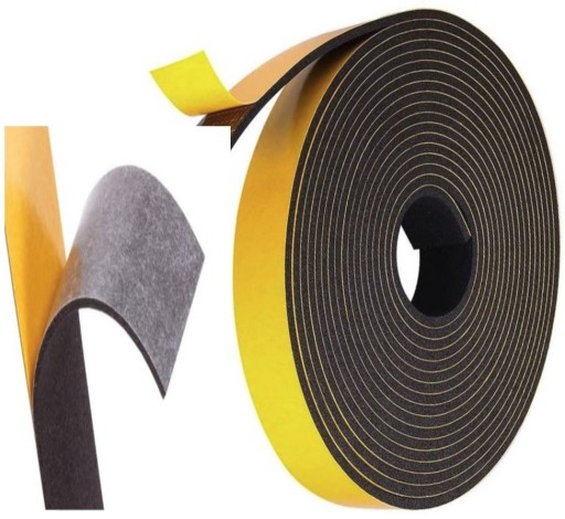 EPDM TESNENIE SAMOLEPIACA PÁSKA HRUBÁ 2MM 20MM 10M tesnenie výrobca