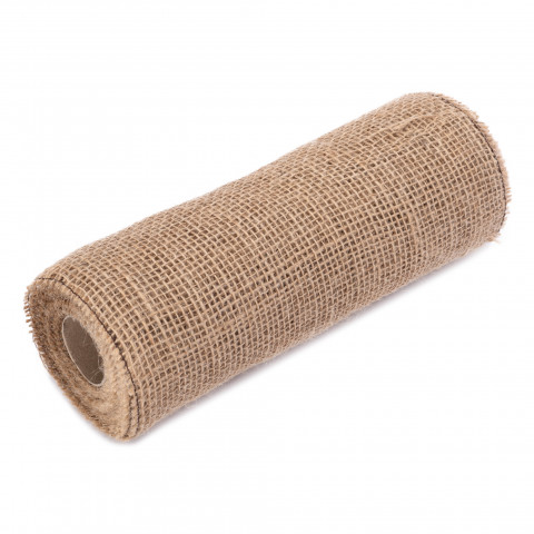 Stuha, jutová páska 25 cm x 5 m, 100% JUTA