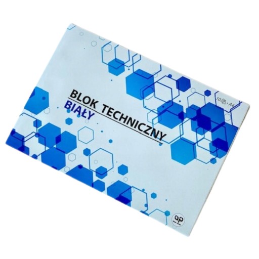 Biely školský technický blok A4 170g 10 listov Arko-Papier