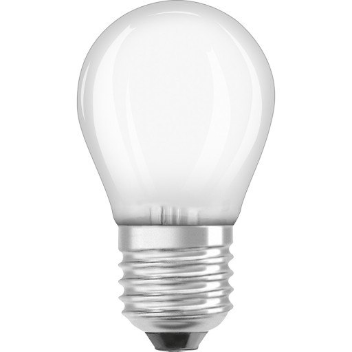 E27 LED žiarovka 4,8W = 40W 2700K STMIETNUTÁ OSRAM