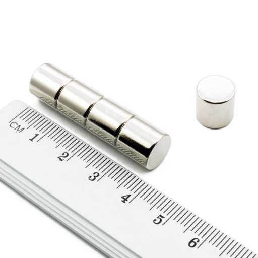 VALEC NEODYMOVÝ MAGNET 10x10 N38 SADA 4 ks