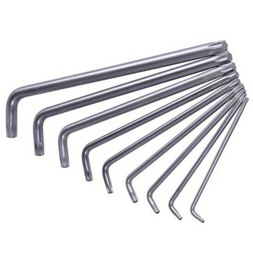 TORX KEYS SET 1,5-10 9 kusov TORX KEYS TORX KEYS
