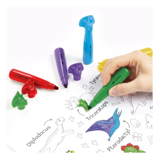 Fixky, fixky pre deti, hrubé fixy, DINOSAURY