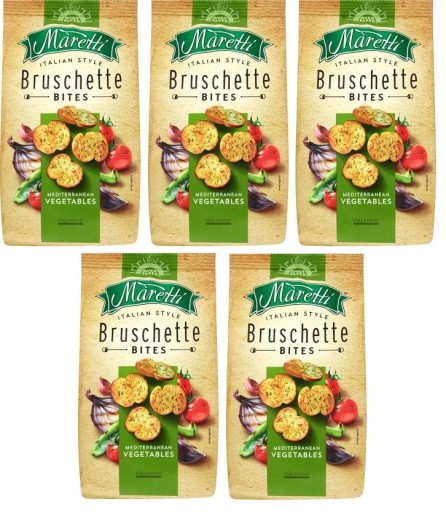 Bruschette chrumkavá zmes zeleninového snacku 70g