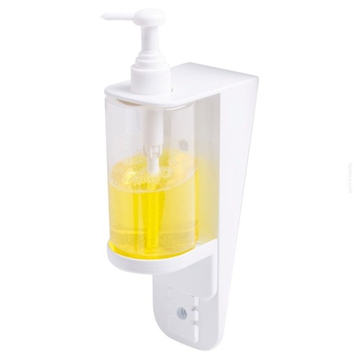 Dávkovač mydla alebo tekutín 0,3 l, biely