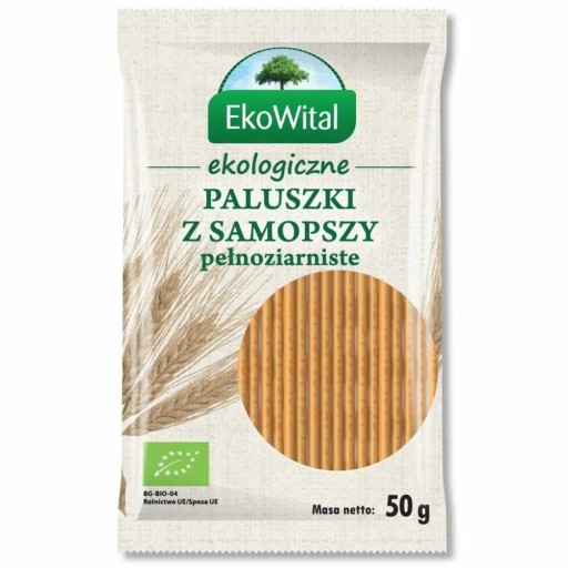 Tyčinky celozrnné einkorn, bio, 50g - Eko-Wital