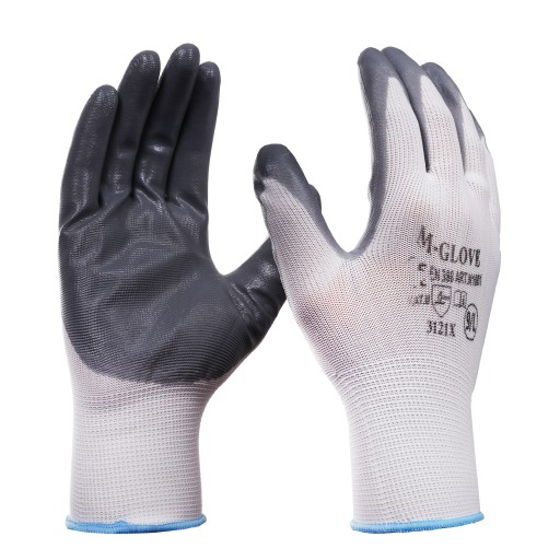 10 párov rukavíc Pracovné rukavice STRONG NITRILE