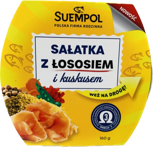 ŠALÁT S LOSOSOM A KUSESOM 160g SUEMPOL