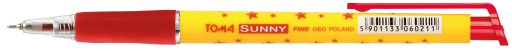 HVIEZDNY AUTOMATICKÝ GUĽOVÝ BOD SUNNY RED TOMA TO-060