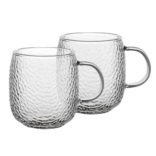 Florina Savia sklenený hrnček 380 ml, sada 2 ks