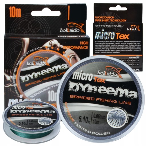 NEVIDITEĽNÁ DYNEEMA POTÁPACIA LINKA 0,06mm 10m