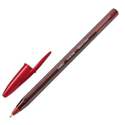 BIC červené Cristal Exact ultra tenké guľôčkové pero