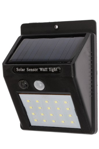 SOLAR lampa 20 LED 3W IP65 reflektor SENSOR