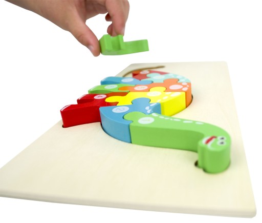 DREVENÉ PUZZLE 3D PUZZLE DINOSAUR DIPLODOC