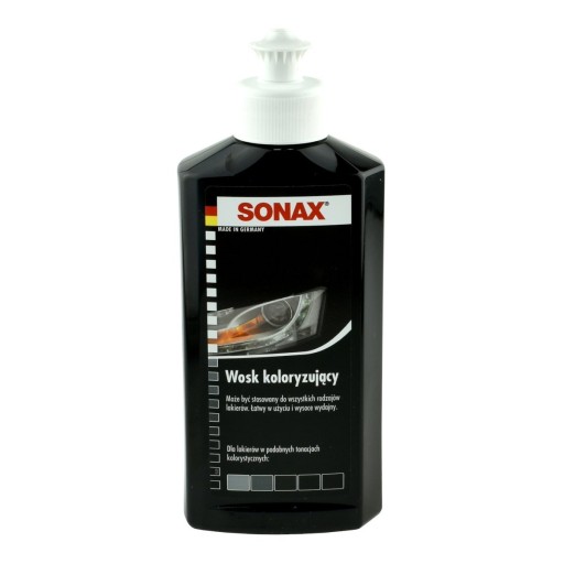 SONAX NANO FARBIACE VOSK ČIERNA 250ml