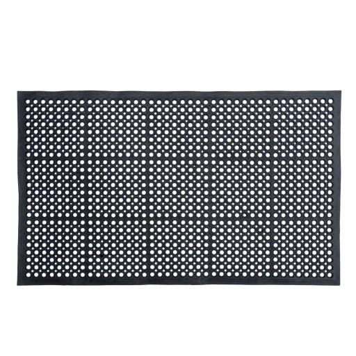 GUMOVÁ ROHOŽKA S ZVRŠKOM OBUV, VCHOD POD DVERE, 40 X 60 CM