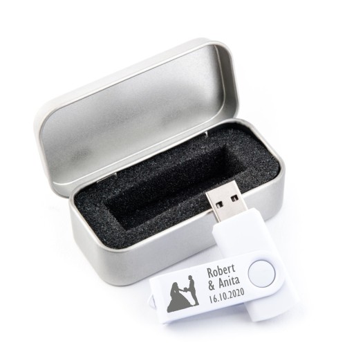 Pendrive 4 GB USB 2.0 box + SVADOBNÉ GRAVÍROVANIE
