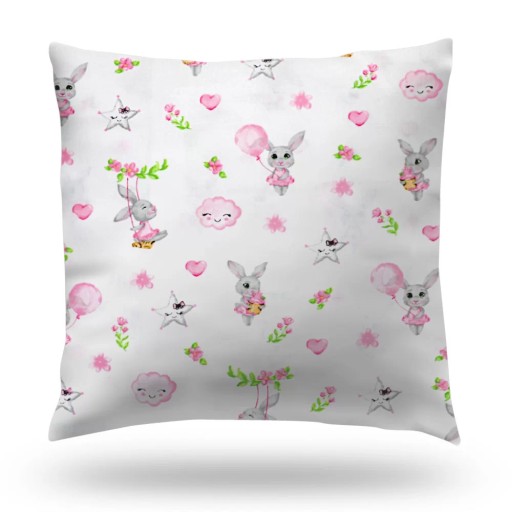Detská obliečka na vankúš 40x40 BUNNY 18690 Obliečka na vankúš pre Johnnyho