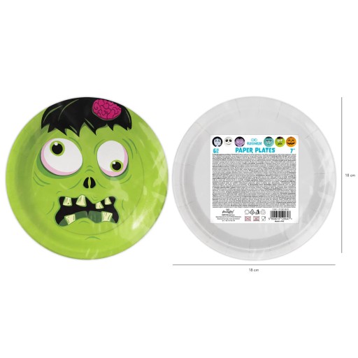 PAPIEROVÉ TANIERE MONSTERS MIX 18cm 6 ks