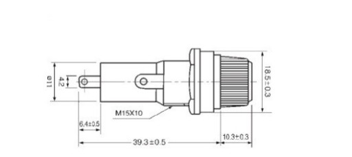 POISTKA 5255 FI6,3x32mm 6A 250V KLS