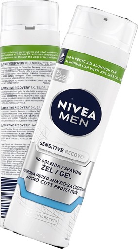 NIVEA MEN SENSITIVE RECOVERY REGENE GÉL NA HOLENIE