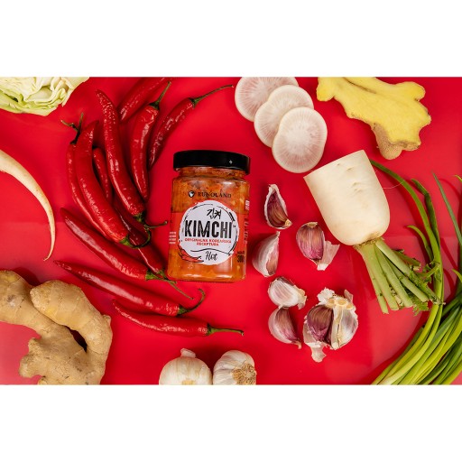Kimchi s UHORKOVOU, nakladanou čínskou kapustou, paprikou, cesnakom a zázvorom
