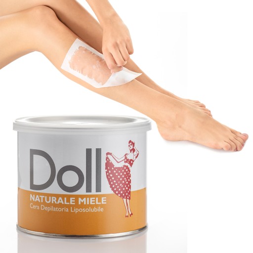 DOLL Xanitalia Depilačný vosk na odstraňovanie chĺpkov v dóze MIELE 400 ml