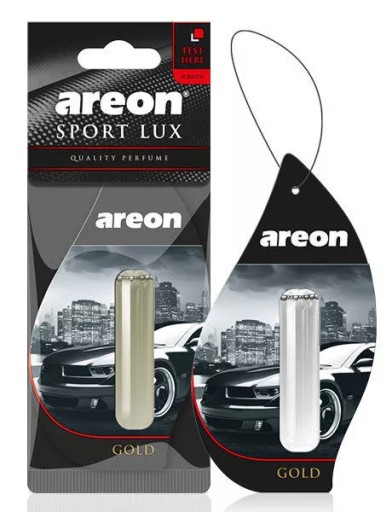 Osviežovač vzduchu do auta AREON SPORT LUX LIQUID GOLD, 1 ks