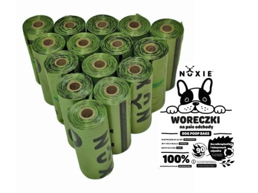 BIOLOGICKY ROZLOŽITEĽNÉ TAŠKY NA POPRAVU PSA -150 ks