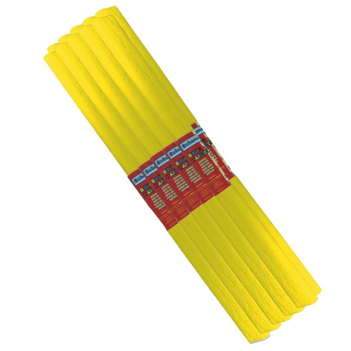 CRIPPED hodvábny papier 10 ROLČIEK ŽLTÉ 04