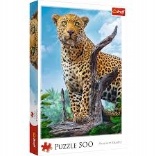 KOCKY PUZZLE POHĽAD NA DIVOKÉHO LEOPARDA 500 Ks.