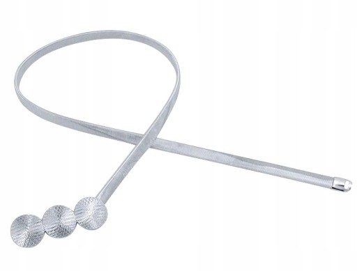 Pružinový strieborný kovový prúžok na brnenie SNAKE