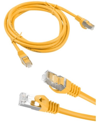 LAN ETHERNET cat 6 FTP RJ45 sieťový kábel 1m HDPE