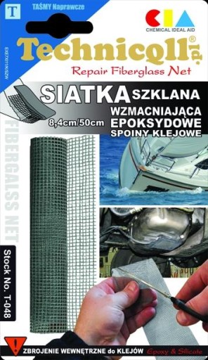 Výstužná sklenená sieťovina 8,4 cm/50 cm