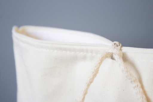 EKO bavlnená cestovná kozmetická taštička 25x16cm 220g s vrecúškom na zips
