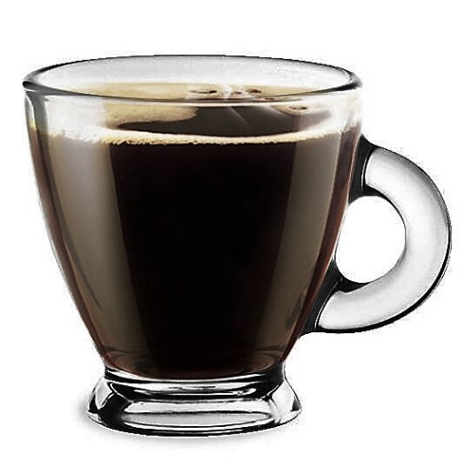Šálka na kávu na espresso 85 ml s uškom