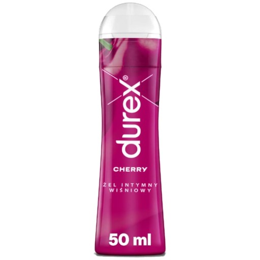 DUREX PLAY Intímny gél Hydratačný vodný lubrikant s príchuťou čerešne 50 ml