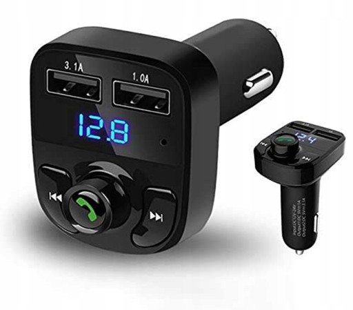 FM TRANSMITTER SD MP3 BLUETOOTH NABÍJAČKA 2xUSB 3.1 1.1 SÚPRAVA TELEFÓNU