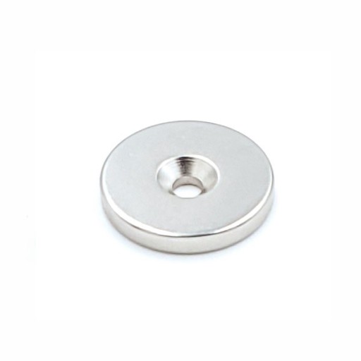 SADA: MAGNET 20x3 mm otvor 7/3,5 mm NA SKRUTKU