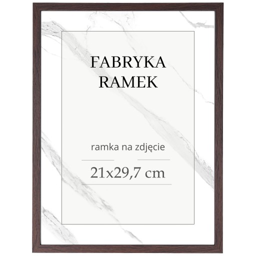A4 rám 21x30 cm stojace fotorámiky wenge