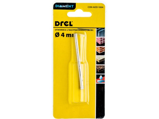 DIAMANTOVÁ VŔTAČKA OTVOROVÁ PÍLA NA KERAMICKÚ keramiku 4mm