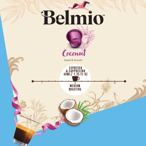 Belmio Coconut/Kokosové kapsuly pre Nespresso 10